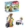 PLAYMOBIL - 71257 - City Action Les Secouristes - Starter Pack - Secouriste avec gyropode