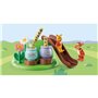 PLAYMOBIL 1.2.3 71317 Winnie l'ourson et Tigrou avec jardin d'abeilles - Disney