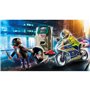 PLAYMOBIL - 70572 - City Action - Policier avec moto et voleur - Bleu - A partir de 4 ans - Mixte