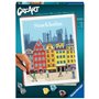 CreArt Stockholm 24x30 cm - Peinture par numéros  Des 12 ans  Ravensburger - 23520