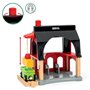 BRIO World - 36012 - Grange des animaux - Accessoire pour circuit de train en bois - Jouet pour garçons et filles des 3 