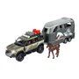 Majorette - Land Rover + Remorque cheval - 25cm - Sons et Lumieres - Dés 3 ans