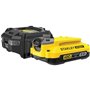 Starter Kit - Stanley FATMAX V20 - SFMCB10D1-QW - Chargeur 1,25A + 1 Batterie 18V 2Ah 102,30 €