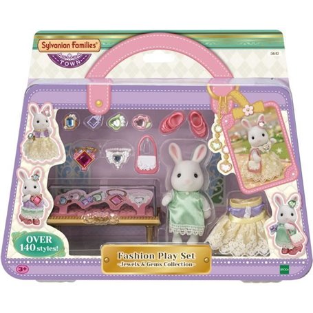 Sylvanian Families La valisette de mode et grande sur lapin neige