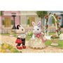 Sylvanian Families La valisette de mode et grande sur lapin neige
