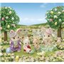 Sylvanian Families La chasse aux ufs des frères et surs Lapin Marguerite