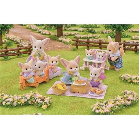 Sylvanian Families Le set de pique-nique des frères et surs Fennec