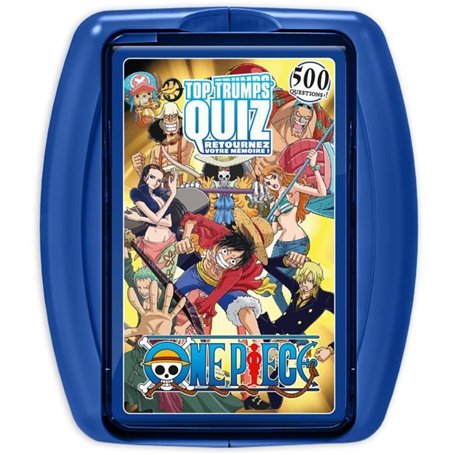 Quiz One Piece - Jeu de quiz - WINNING MOVES - Quiz illustré sur l'univers One Piece avec 500 questions.