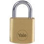 Cadenas laiton - YALE - Y110B/20/111/4 - 20mm - Anse acier - 3 clés