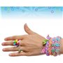 Kit de fabrication de bracelets Rainbow Loom - Métier a tisser avec 5600 élastiques, charms et perles - BANDAI