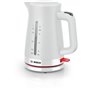 Bouilloire - BOSCH - TWK3M121 MyMoment - Blanche Mate - interrupteur éclairé - arret automatique a ébulition
