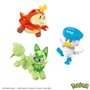 Briques de construction - MEGA CONSTRUX - 4 NEW PARTNERS - Licence Pokémon