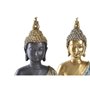 Figurine Décorative DKD Home Decor Bleu Doré Marron Buda Oriental 20 x 11 x 29 cm (2 Unités)