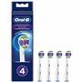 Oral-B 3D White 80339410 tête de brosses 4 pièce(s) Blanc