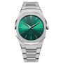 Montre Homme D1 Milano SCARABEO Vert Argenté (Ø 40 mm)