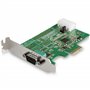 StarTech.com Carte Adaptateur Série RS232 PCI Express à 1 port - Carte Contrôleur Hôte Série PCIe RS232 - PCIe vers Série DB9 - 