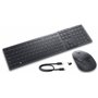 DELL KM900 clavier Souris incluse RF sans fil + Bluetooth AZERTY Français Graphite