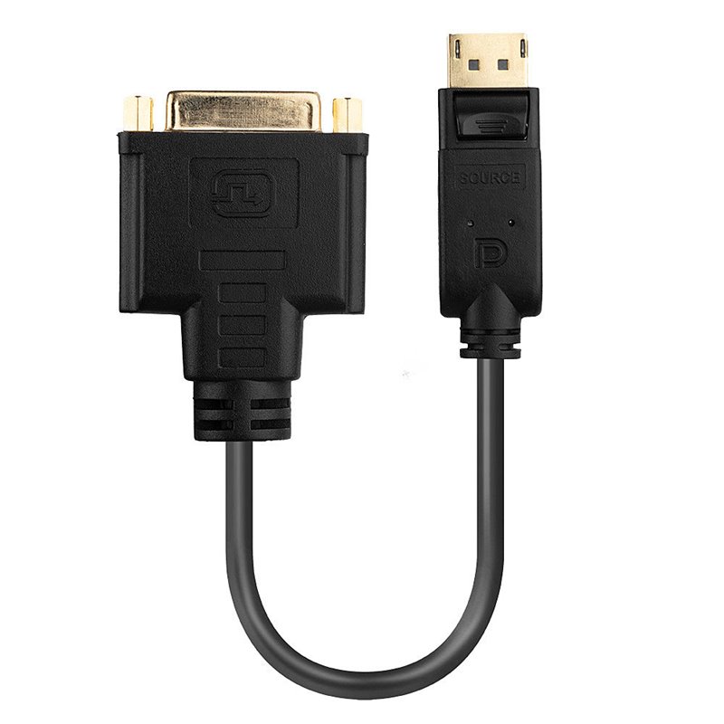 Image secondaire de Lindy 41004 câble vidéo et adaptateur 0,15 m DisplayPort DVI-D Noir