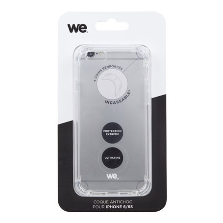 ***We coque de protection ANTI-CHOCS APPLE IPHONE 6 / 6S Transparent