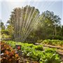 GARDENA Arroseur oscillant AquaZoom Compact  Surface 216m²  Portée 18m max  Résistant UV et gel  Garantie 5 ans (187