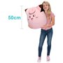 Peluche - BANDAI - Pokémon - Squishmallows 50 cm - Mélofée (Clefairy) - Grande peluche ultra-douce - Licence officielle 