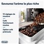 Machine expresso broyeur DELONGHI Magnifica Start ECAM220.61.W - Blanc inox - machine a café a grains