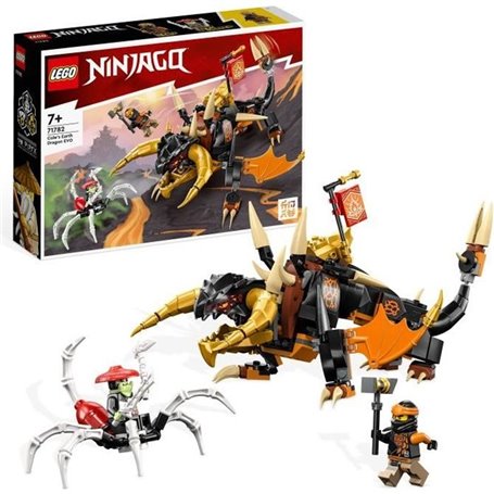 LEGO NINJAGO 71782 Le Dragon de Terre de Cole  Évolution