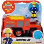 Mini véhicule Sam le Pompier - SILVERTORN - Camion Jupiter - Figurine articulée incluse - A partir de 3 ans