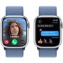 Apple Watch Series 9 GPS - 41mm - Boîtier Silver Aluminium - Bracelet Winter Blue Sport Loop