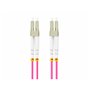Tuyau Lanberg OM4 50/125 Violet Duplex 2 m