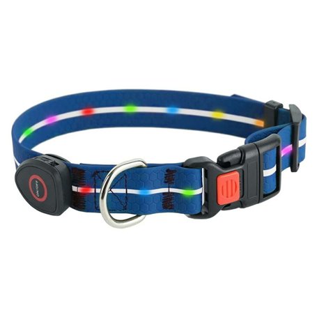Collier pour Chien Doggy Village MT7113 Bleu 60 cm LED