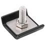 vidaXL Ensemble de 25 connecteurs de tapis de grille Anthracite