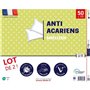 Lot de 2 oreillers anti-acariens 50x70 cm - 100% Polyester - DODO