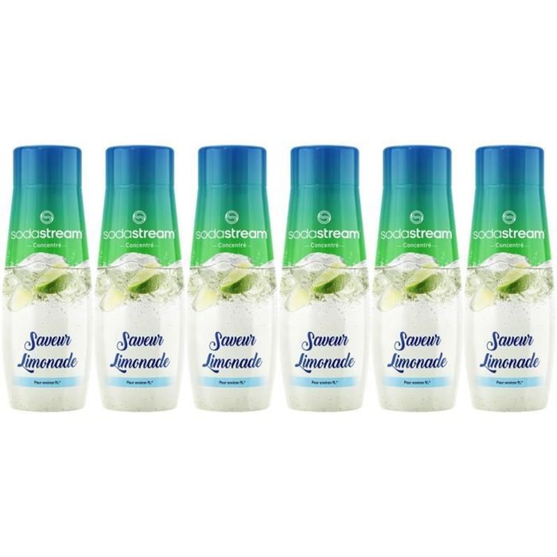 Lot de 6 Concentrés LIMONADE SODASTREAM - 440ml