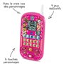 VTECH - PAT PATROUILLE - Smartphone Éducatif Rose - 6 activités éducatives - Appels et messages vocaux