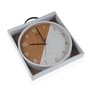 Horloge Murale Versa Blanc Plastique 4,5 x 30 x 30 cm