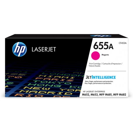 HP 655A Toner LaserJet magenta authentique