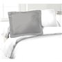 Taie d'oreiller Lovely Home 100 % coton Gris clair 50 x 70 cm