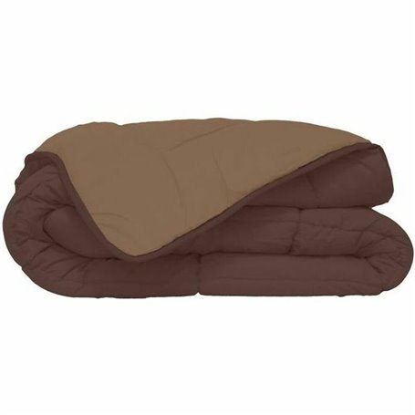Remplissage de couette Poyet  Motte Calgary Moka Chocolat 200 x 200 cm 400 g /m²