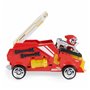 PAW Patrol - La Super Patrouille Le Film - Véhicule + Figurine Marcus - Voiture Figurine Pat Patrouille À Collectionner 