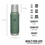 Thermos Stanley The Artisan 1 L Vert
