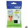 Cartouche d'encre originale Brother LC3217 Jaune (5 Unités)