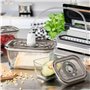 Boîte à lunch CASO VacuBoxx Eco-Set Transparent 1,5 L 2,5 L