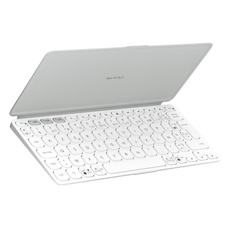 Clavier portable - Sans fil - Logitech - Keys-To-Go 2 - pour Tablette -  AZERTY - Gris Clair