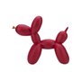 Décoration d'intérieur en résine - Modèle Chien Ballon - Rouge