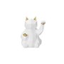 Décoration d'intérieur en résine - Modèle Lucky Cat - Blanc