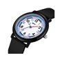 Montre enfant étanche à quartz - Modèle Flex - Noire/Bleue