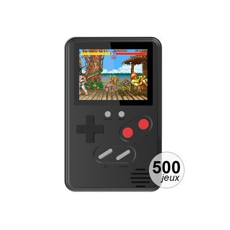 Console émulateur 500 jeux - Modèle Slim - Noir