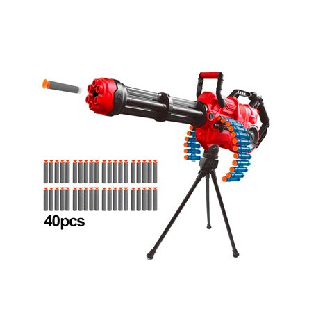 Mitraillette motorisée rafale à fléchettes en mousse - Modèle Guerilla