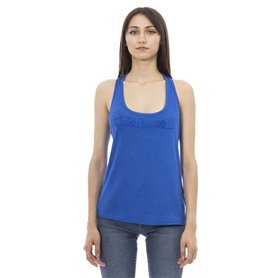Just Cavalli Beachwear Top Bleu Femme
